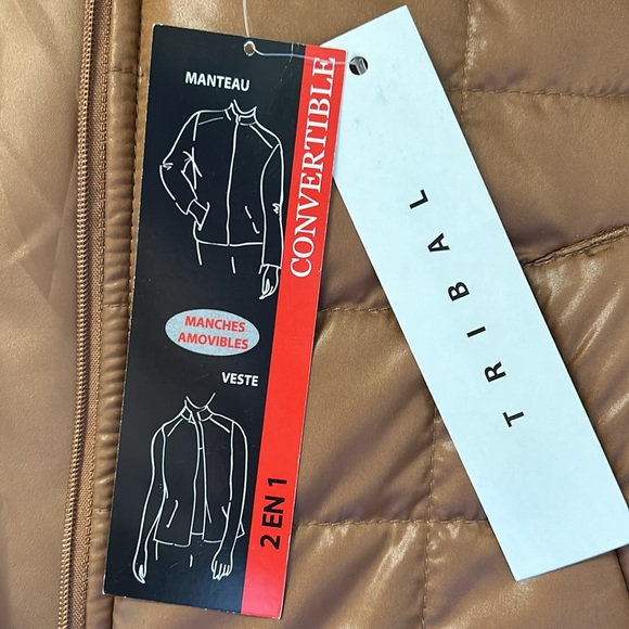 Tribal 2 in 1 Jacket and Vest Puffer - Picture 10 of 11